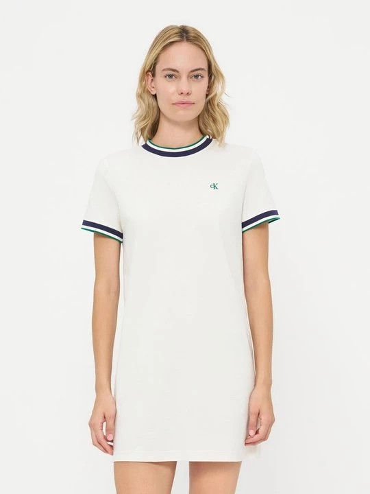 Foto van product T-shirtjurk Calvin Klein Jeans crème