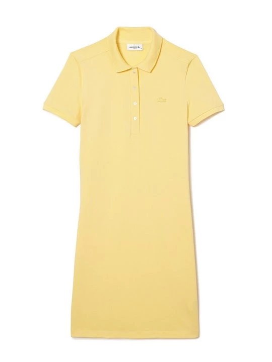 Foto van product T-shirtjurk Lacoste lichtgeel