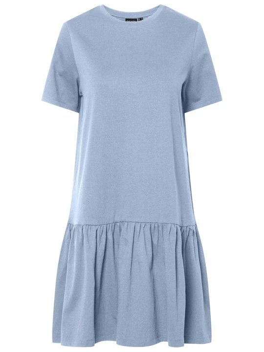 Foto van product T-shirtjurk Pieces lichtblauw