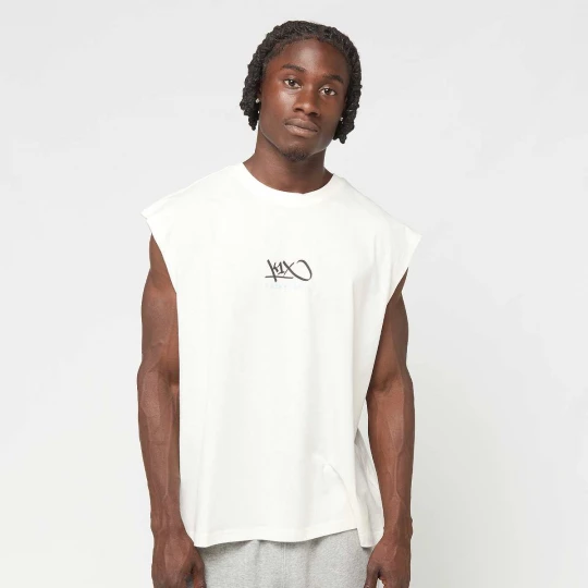 Foto van product Tag Logo Sleeveless Tee K1X wit