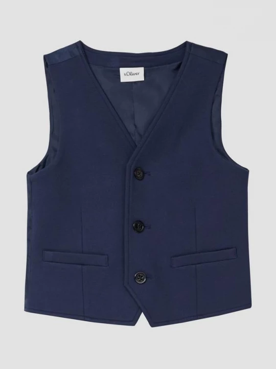 Foto van product Taillejas van interlock jersey s.Oliver blauw