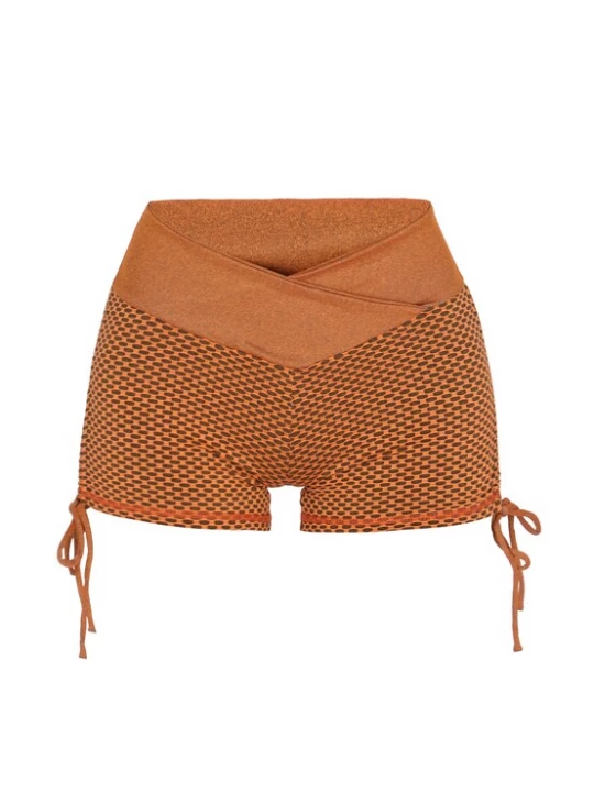 Foto van product faina Athlsr Broek 'Fashion Look' cognac / antraciet