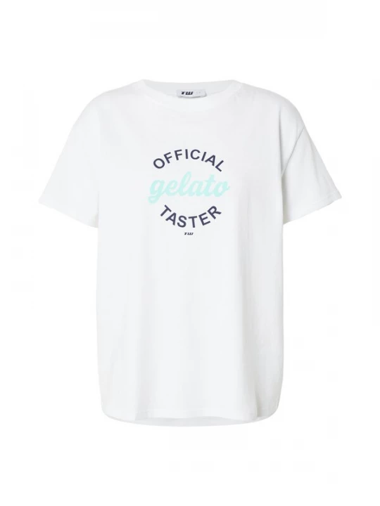 Foto van product Tally Weijl Shirt aqua / zwart / wit