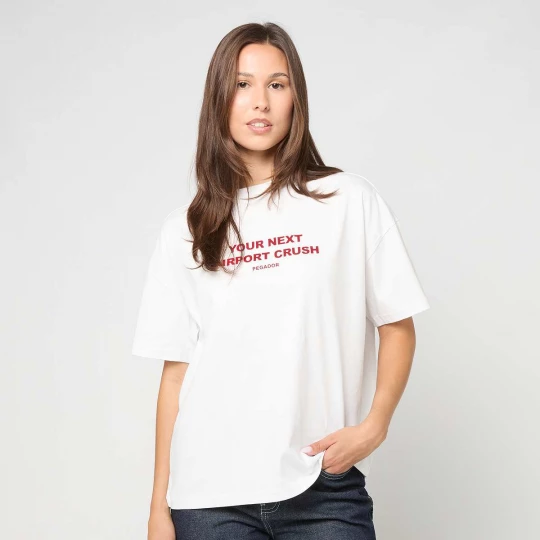 Foto van product Talsi Heavy Oversized Tee Pegador wit