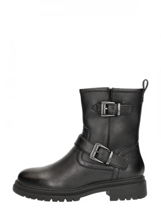 Foto van product Tamaris Boots 'Enkellaarsjes Plat' zwart