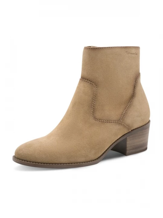 Foto van product Tamaris Enkellaarsjes beige