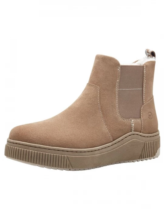 Foto van product Tamaris Enkellaarsjes camel
