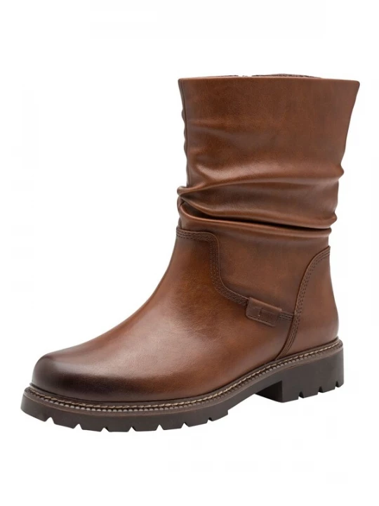 Foto van product Tamaris Enkellaarsjes cognac