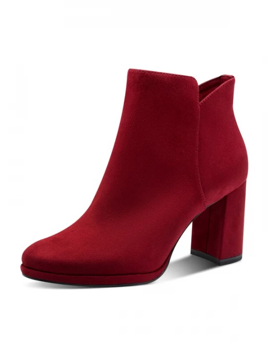 Foto van product Tamaris Enkellaarsjes cranberry