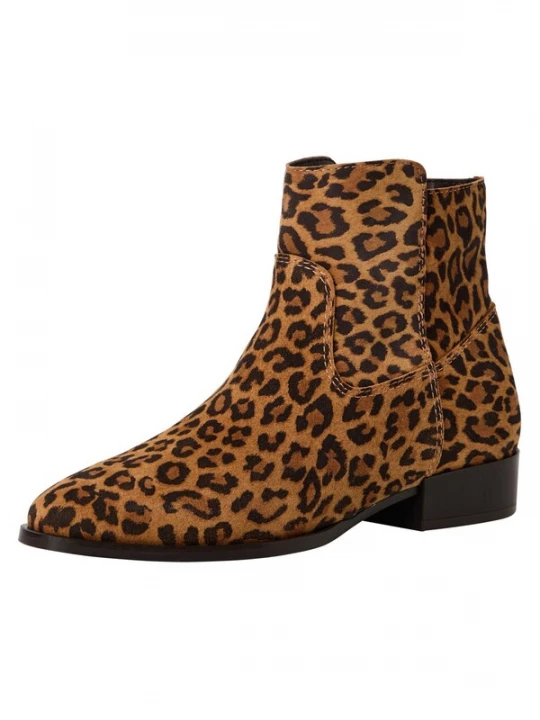 Foto van product Tamaris Enkellaarsjes donkerbeige / bruin / chocoladebruin