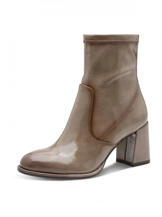 Foto van product Tamaris Enkellaarsjes taupe