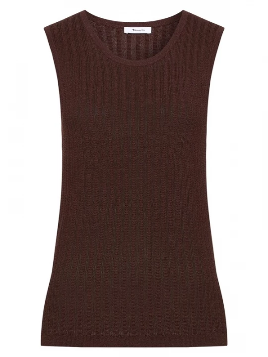 Foto van product Tamaris Gebreide top bruin