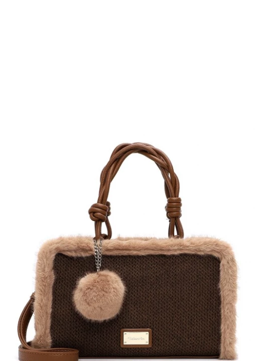 Foto van product Tamaris Handtas 'Madlin' beige / donkerbruin