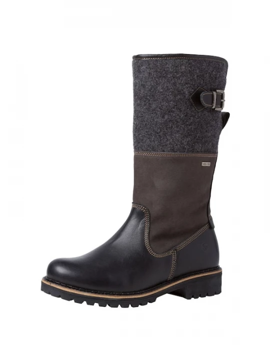 Foto van product Tamaris Laarzen donkerbruin / zwart / zwart gemêleerd
