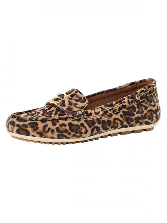 Foto van product Tamaris Mocassins beige / bruin / chocoladebruin / zwart