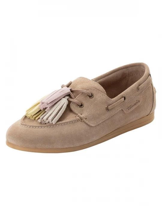 Foto van product Tamaris Mocassins lichtbruin / lichtgeel / lavendel / offwhite