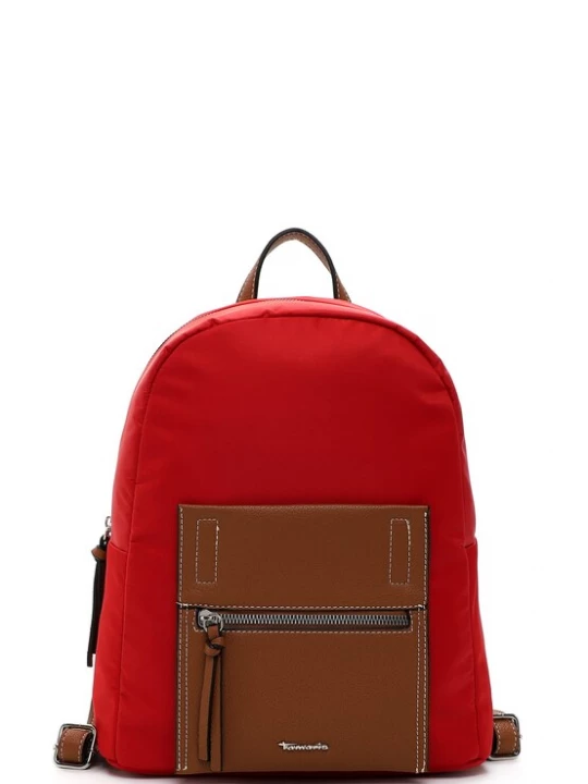 Foto van product Tamaris Rugzak 'Fabrizia' bruin / rood