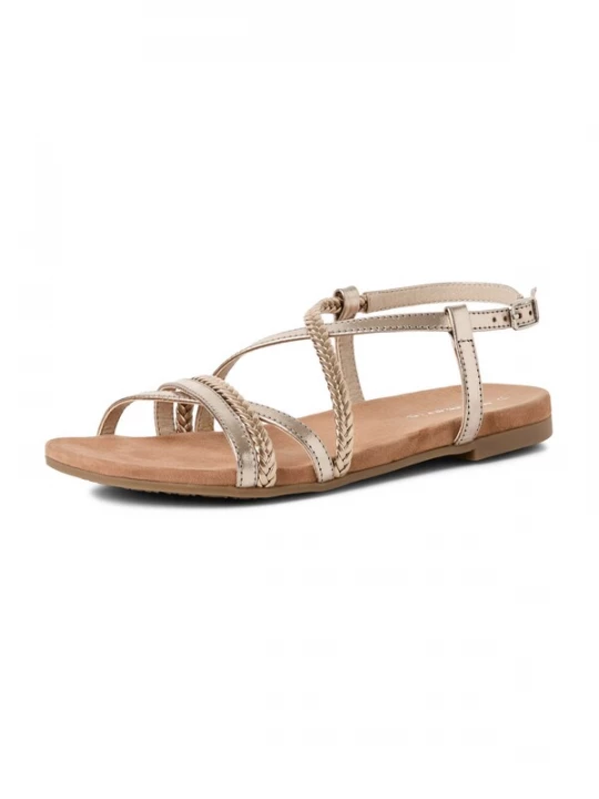 Foto van product Tamaris Sandalen met riem champagne