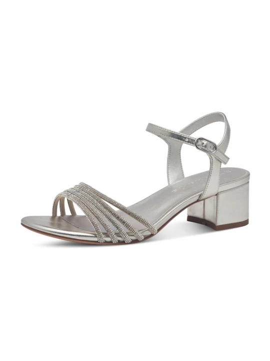 Foto van product Tamaris Sandalen met riem zilver