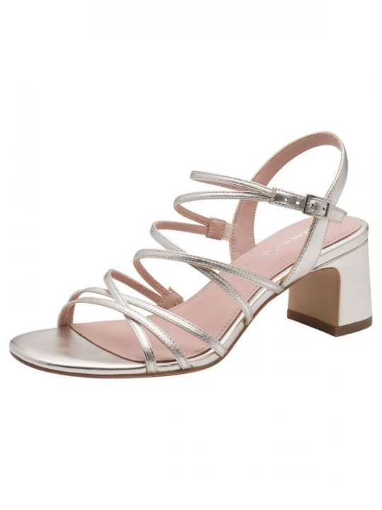 Foto van product Tamaris Sandalen met riem zilver