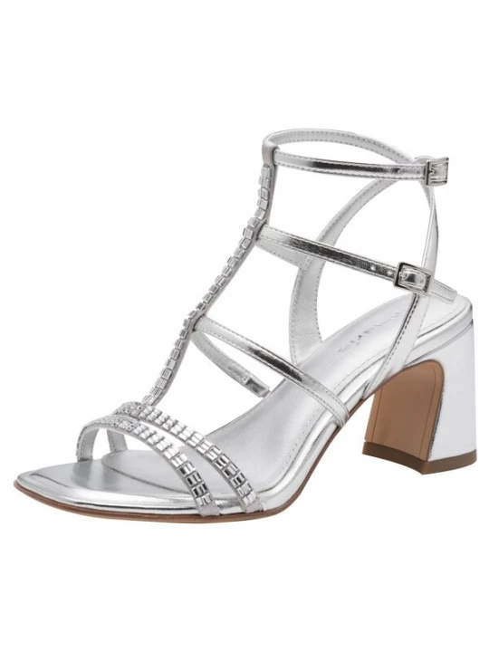Foto van product Tamaris Sandalen met riem zilver