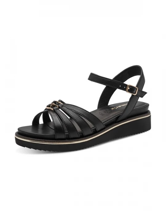 Foto van product Tamaris Sandalen met riem zwart