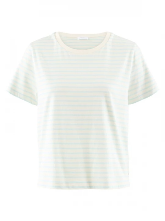 Foto van product Tamaris Shirt 'Edessa' lichtblauw / offwhite