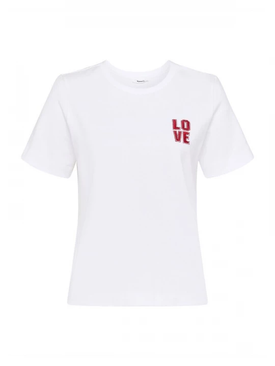 Foto van product Tamaris Shirt rood / wit