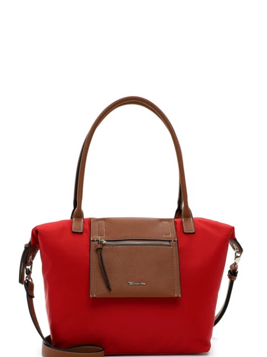 Foto van product Tamaris Shopper 'Fabrizia' bruin / rood