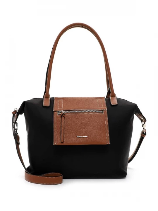 Foto van product Tamaris Shopper 'Fabrizia' karamel / zwart