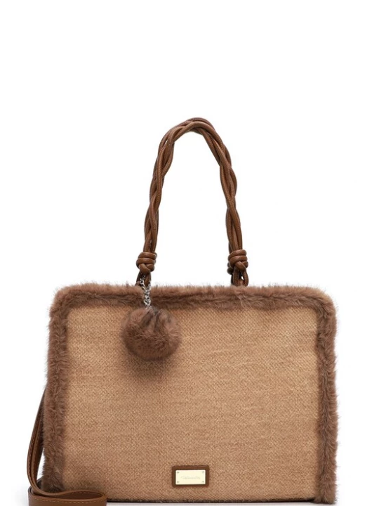 Foto van product Tamaris Shopper 'Madlin' bruin / taupe