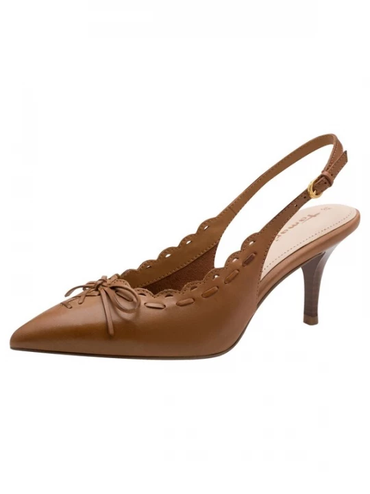 Foto van product Tamaris Slingpumps cognac