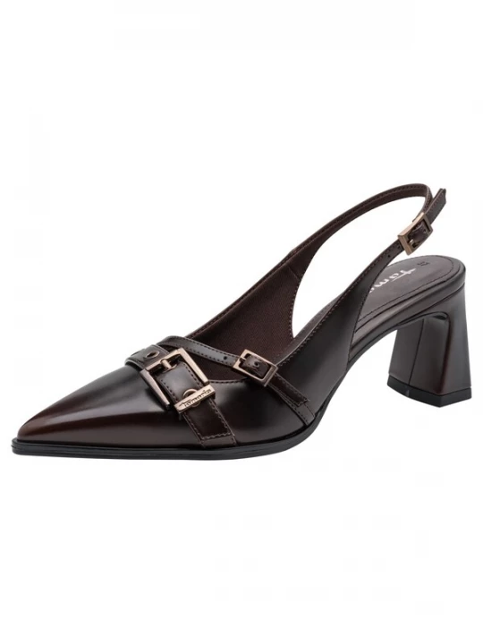 Foto van product Tamaris Slingpumps donkerbruin
