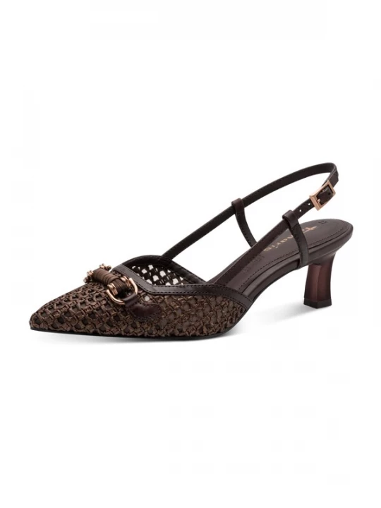Foto van product Tamaris Slingpumps donkerbruin
