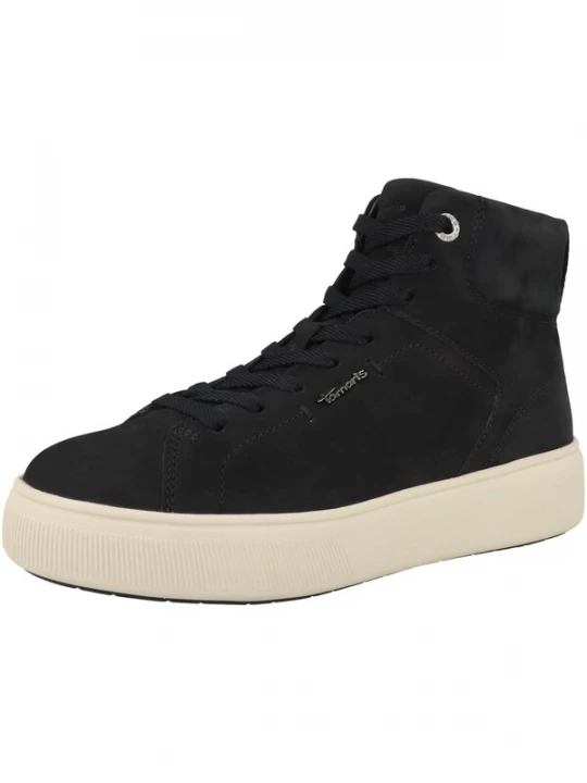Foto van product Tamaris Sneakers hoog zwart / wolwit