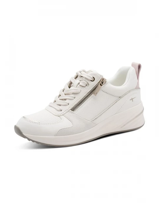 Foto van product Tamaris Sneakers laag taupe / oudroze / wit