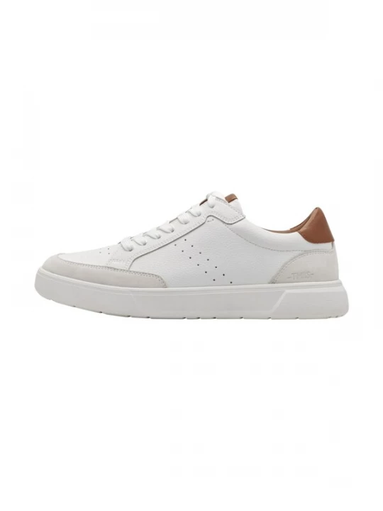 Foto van product Tamaris Sportieve veterschoen 'Niedrige Sneaker aus Leder' wit