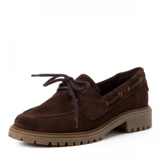 Foto van product Tamaris Veterschoen chocoladebruin