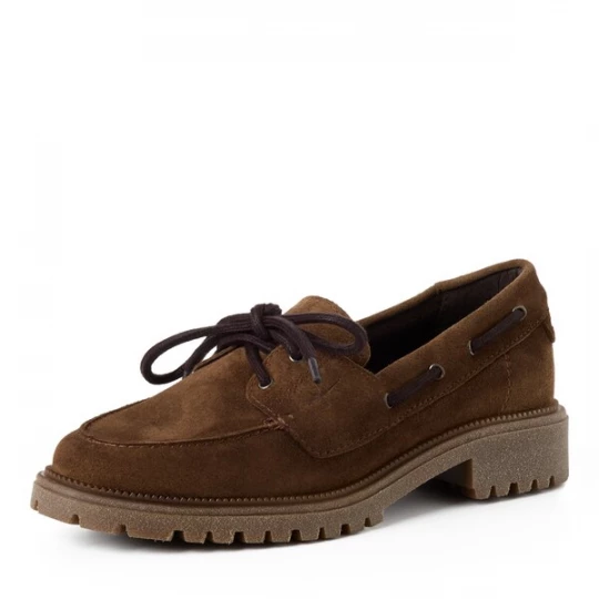 Foto van product Tamaris Veterschoen kastanjebruin