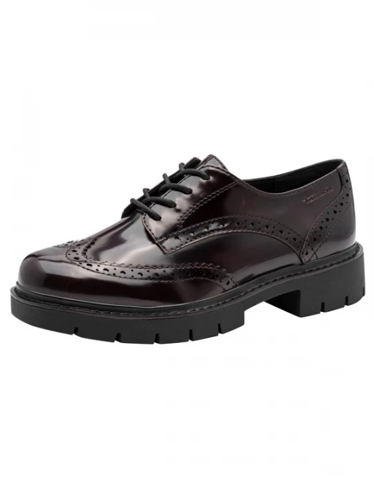 Foto van product Tamaris Veterschoen wijnrood