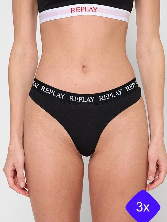 Foto van product Tanga Replay zwart