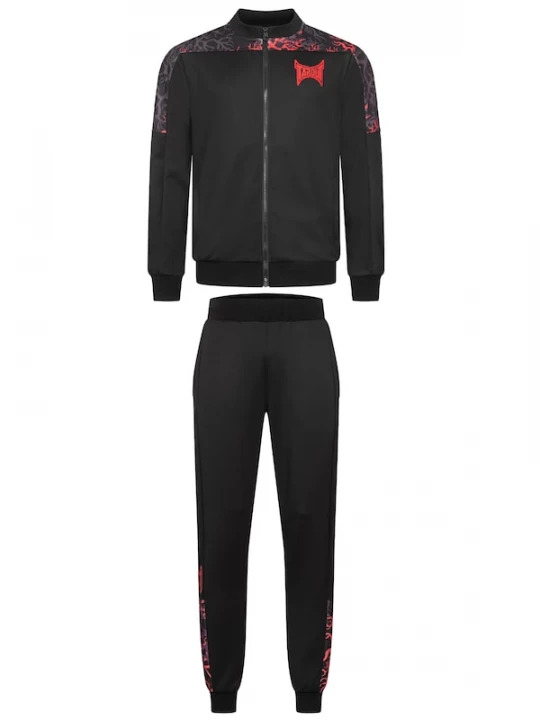 Foto van product Tapout Joggingpak 'Roots Taptrack' rood / zwart
