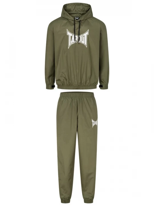 Foto van product Tapout Joggingpak 'Terraza' olijfgroen / wit