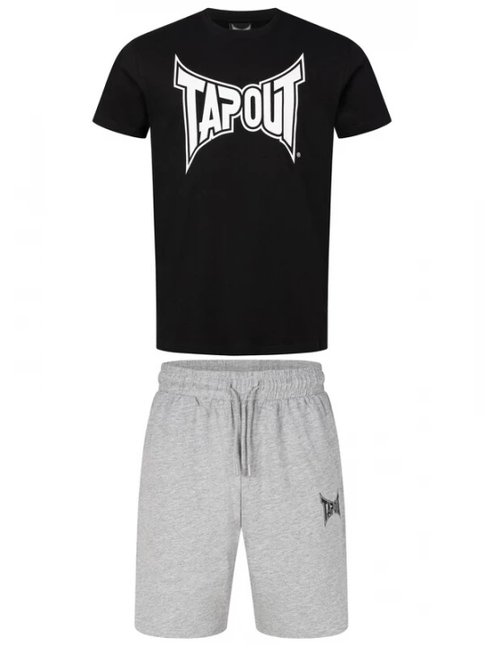 Foto van product Tapout Joggingpak 'Walker' grijs gemêleerd / zwart