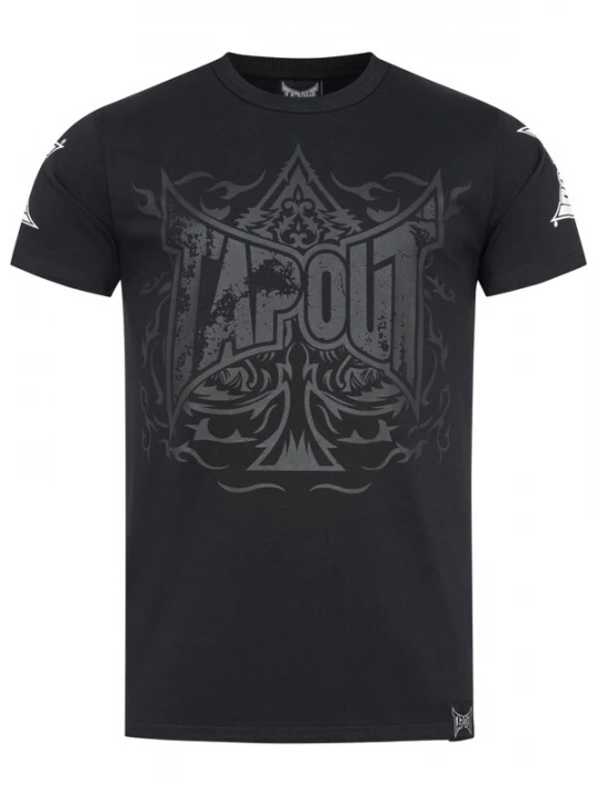 Foto van product Tapout Shirt 'Ace Of Spades' donkergrijs / zwart / wit