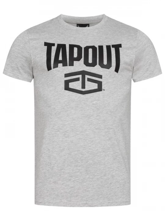 Foto van product Tapout Shirt 'Active' grijs gemêleerd / zwart