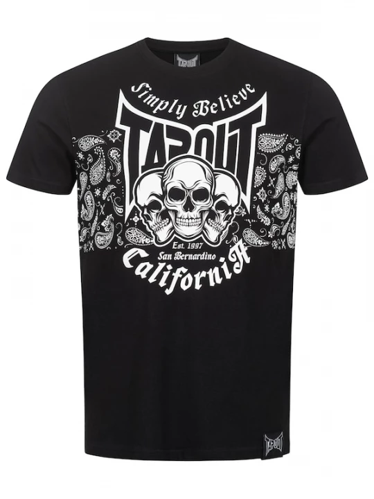 Foto van product Tapout Shirt 'Adelantos' zwart / wit