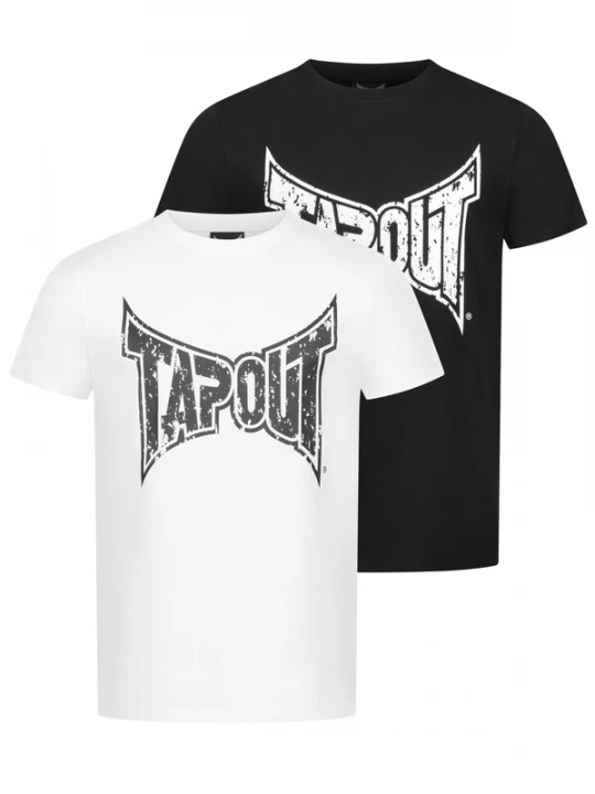 Foto van product Tapout Shirt 'Amboyn' zwart / wit