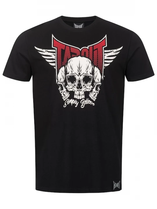 Foto van product Tapout Shirt 'Hamlines' donkerrood / zwart / wit