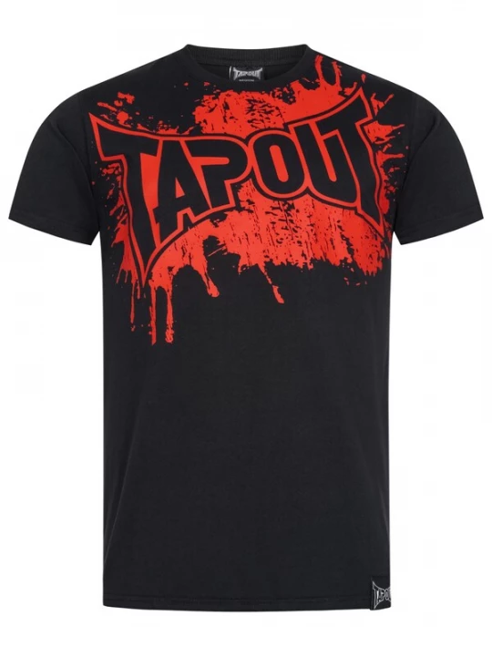 Foto van product Tapout Shirt 'Splashed' rood / zwart